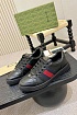 Кожаные кроссовки Gucci GG Screener - Black