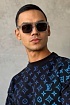 Солнцезащитные очки Louis Vuitton с прозрачной оправой