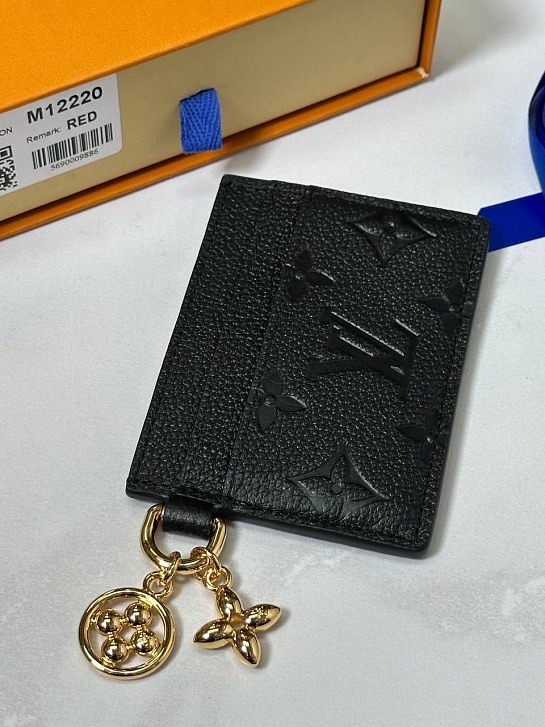 Кожаный кардхолдер Louis Vuitton Charms Vivienne Premium 7.3x0.3x10.2 см