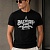 Мужская чёрная футболка Balmain Star logo-print