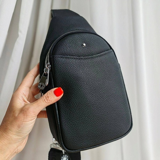 Кожаная сумка Montblanc Sling 27x15 см
