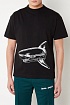 Чёрная футболка Palm Angels Broken Shark