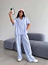 Женский костюм синего цвета Alo premium