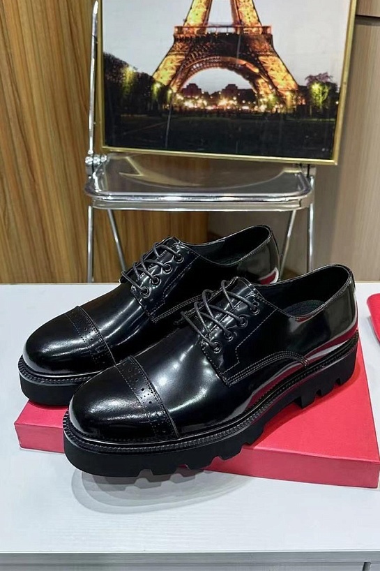 Мужские кожаные ботинки Salvatore Ferragamo