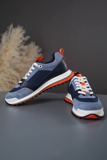 Мужские кроссовки Hermes Leader - Navy   