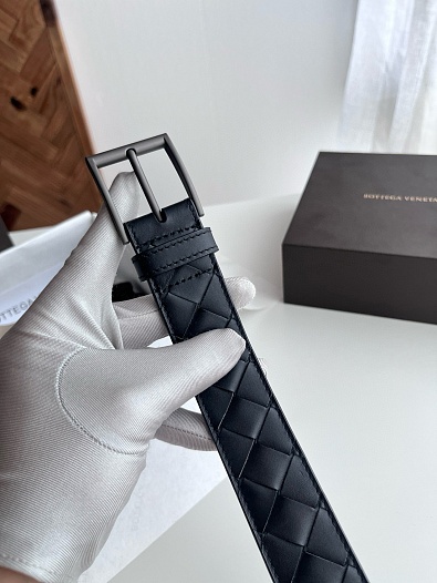 Кожаный ремень Bottega Veneta Premium (ширина 3.5 см)   