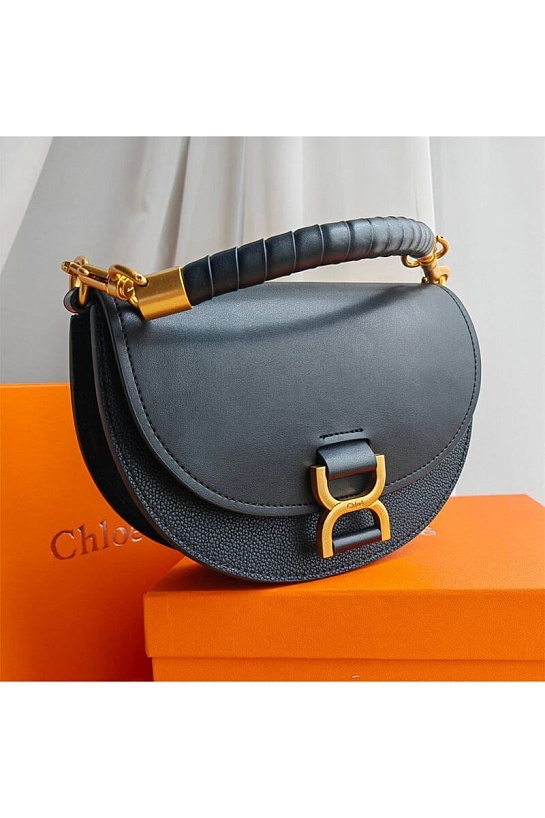 Кожаная сумка Chloe Marcie Mini Flap 23x16 см (3 расцветки)