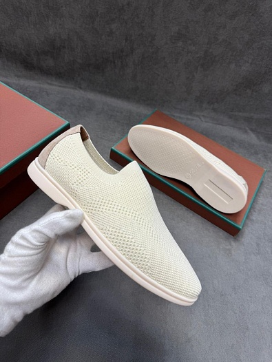 Мужские текстильные лоферы Loro Piana   