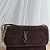 Замшевая сумка  Yves Saint Laurent 22x15 см