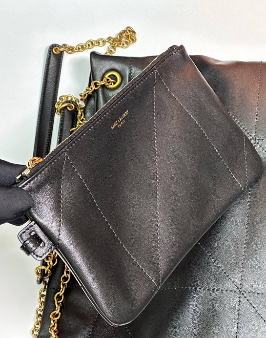 Кожаная сумка Yves Saint Laurent Jamie Premium 28x28x6 см - Black