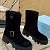 Женские замшевые сапоги Prada Suede premium