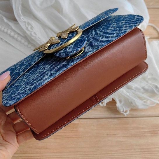 Джинсовая сумка Love Bag 21x12 см