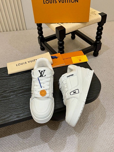 Мужские кроссовки Louis Vuitton Trainer - White   