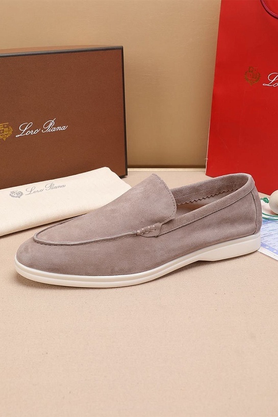 Мужские замшевые лоферы Loro Piana Summer Walk