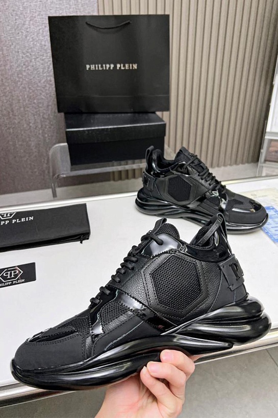 Мужские кроссовки Philipp Plein Hurricane - Black