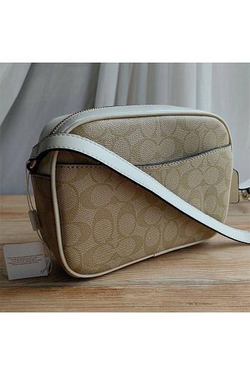 Кожаная сумка Coach Mini Jamie 22x16 см   
