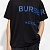 Футболка чёрного цвета Burberry Horseferry print
