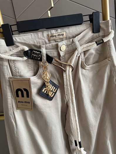 Женские прямые джинсы MIU MIU premium   