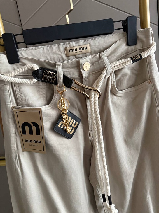 Женские прямые джинсы MIU MIU premium