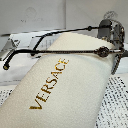Солнцезащитные очки Versace Aviator - Black
