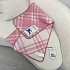 Шарф Burberry Check premium 182x30 см - Pink