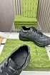Кожаные кроссовки Gucci GG Rhyton - Grey