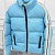 Куртка Moncler Rodman 8 Palm Angels голубого цвета