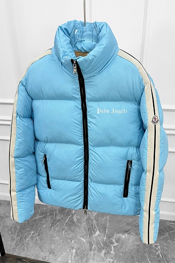 Куртка Moncler Rodman 8 Palm Angels голубого цвета   