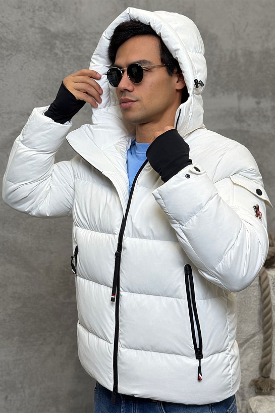 Мужской пуховик Moncler Grenoble - White