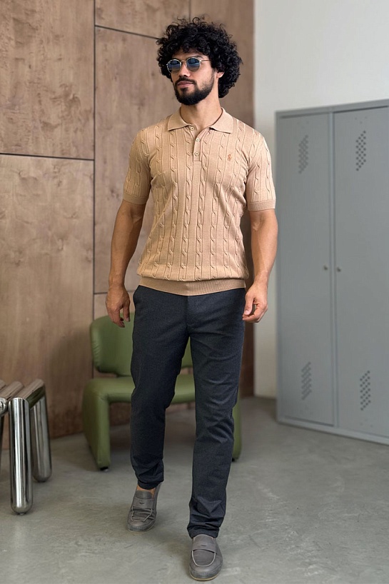 Мужское бежевое поло Роlо Ralрh Lаurеn