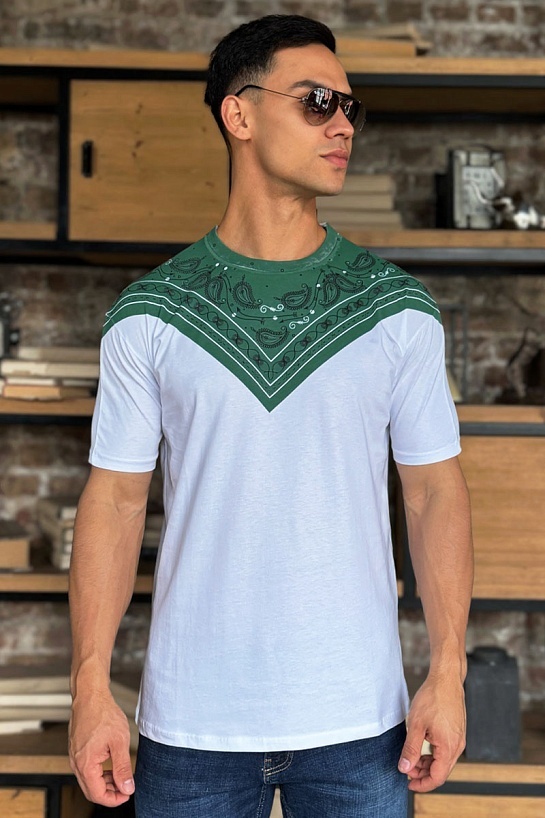 Белая футболка Marcelo Burlon County of Milan graphic-print