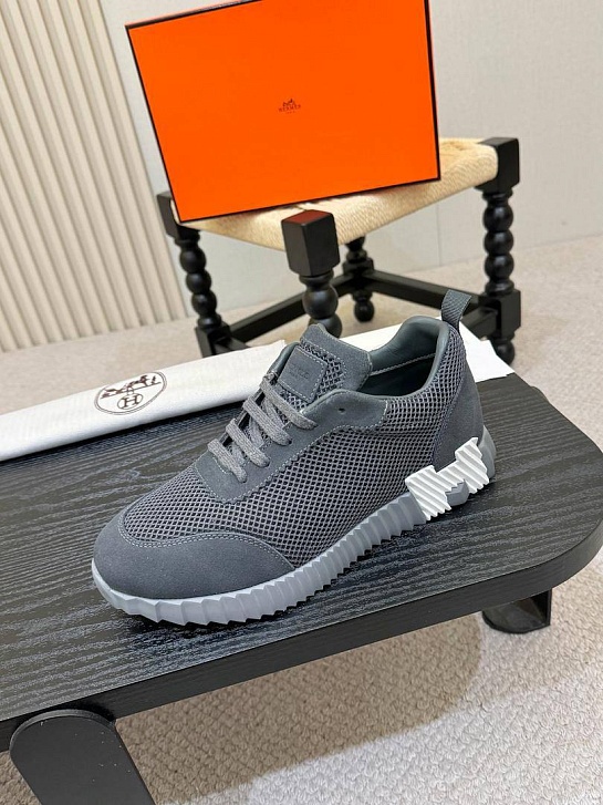 Мужские серые кроссовки Hermes Bouncing