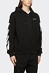 Чёрная оверсайз кофта Off-White Wave diag print