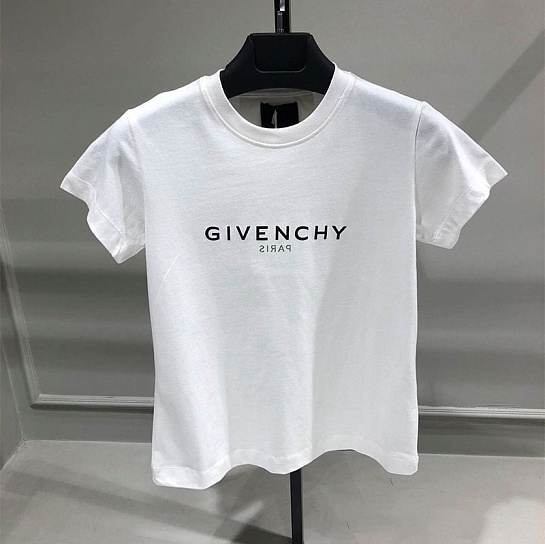 Женская футболка Givenchy reversal logo-print - White
