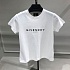 Женская футболка Givenchy reversal logo-print - White