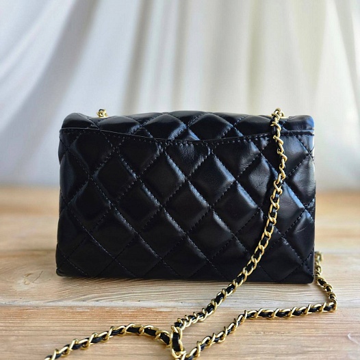 Cумка Chanel Opasek 22x13 см - Black   