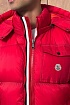 Мужская куртка Moncler красного цвета