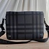 Кожаная сумка Burberry Bruno London Check 32x23 см