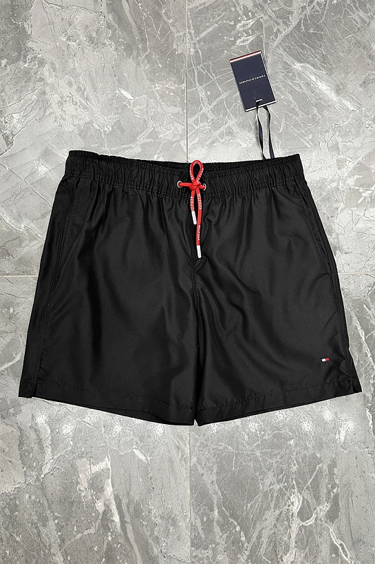 Мужские чёрные шорты Tommy Hilfiger