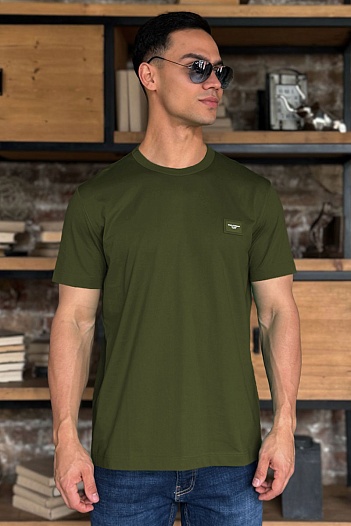 Мужская футболка Dolce & Gabbana Premium - Military Green   