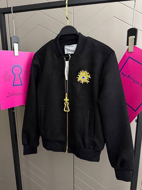 Женский бомбер Schiaparelli premium - Black