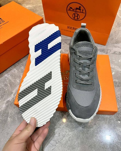 Мужские кроссовки Hermes Bouncing - Grey   