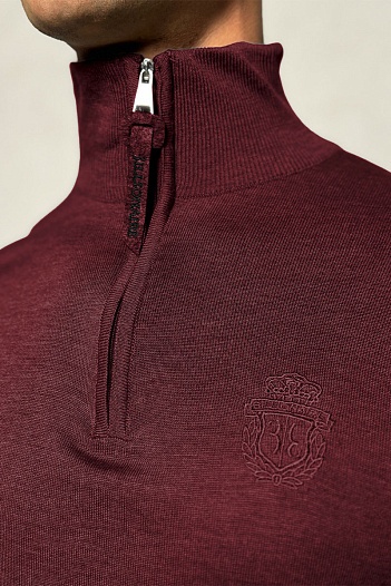 Мужская кофта Billionaire zip-up - Burgundy   