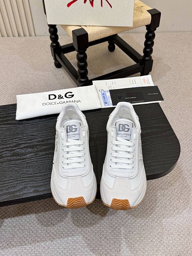 Мужские кроссовки Dolce & Gabbana Cushion - White   