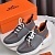 Мужские текстильные кроссовки Hermes Expert - Grey