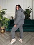 Женский серый костюм тройка MIU MIU Premium