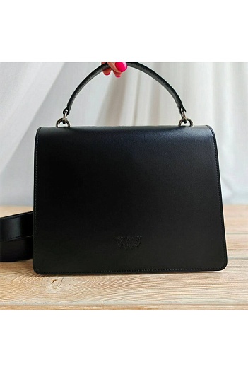 Кожаная сумка Love 25x18 см - Black (2 расцветки)   