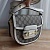 Женская сумка Gucci Horsebit 1955 mini 19x18 см