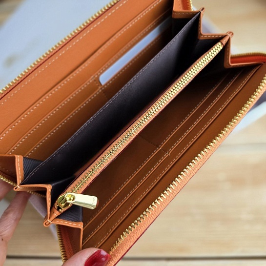 Кожаное портмоне Etro с узором пейсли 19x10 см