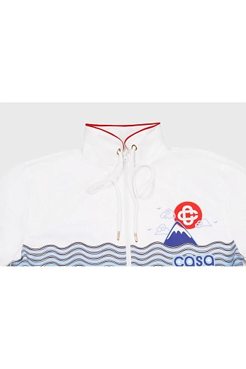 Белая ветровка Casablanca Shell Suit Track   